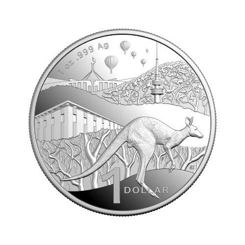 2025 Australia Kangaroo Series 1oz Silver Coin Reverse | NZ Post Collectables