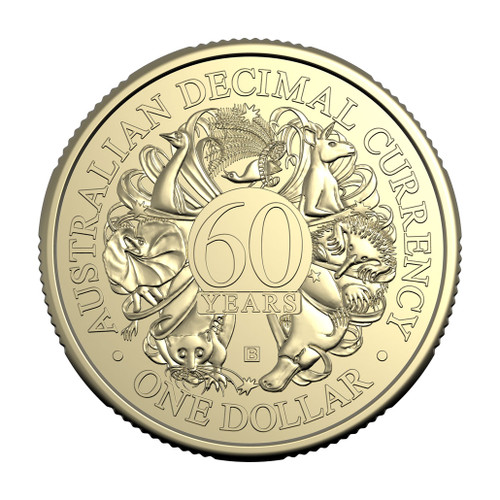 2026 Australia 60th Anniversary of Decimal Currency AlBr Uncirculated Four Coin Set B Mark | NZ Post Collectables