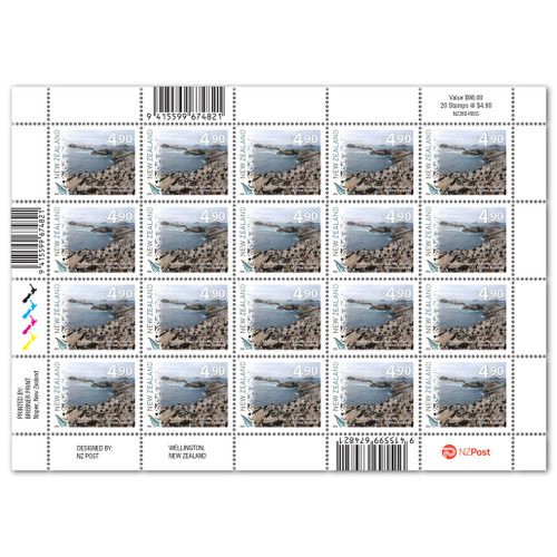 2026 Scenic Definitives $4.90 Stamp Sheet | NZ Post Collectables