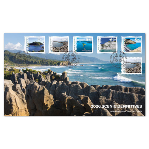 2026 Scenic Definitives First Day Cover | NZ Post Collectables
