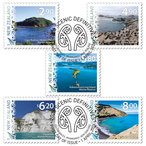 2026 Scenic Definitives Set of Cancelled Stamps | NZ Post Collectables