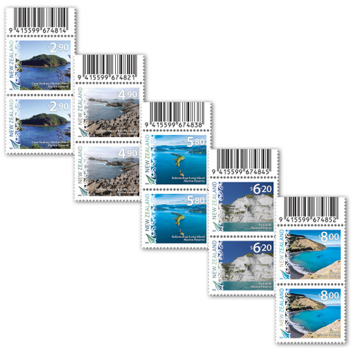 2026 Scenic Definitives Set of Barcode B Blocks | NZ Post Collectables