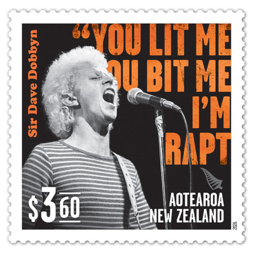 Sir Dave Dobbyn $3.60 Stamp | NZ Post Collectables