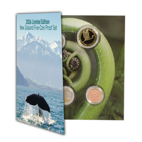 2026 Limited Edition New Zealand Five-Coin Proof Set | NZ Post Collectables