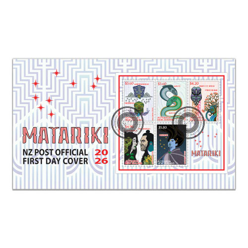 2026 Matariki Miniature Sheet First Day Cover | NZ Post Collectables
