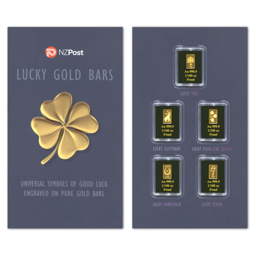 Lucky Gold Bar Set | NZ Post Collectables
