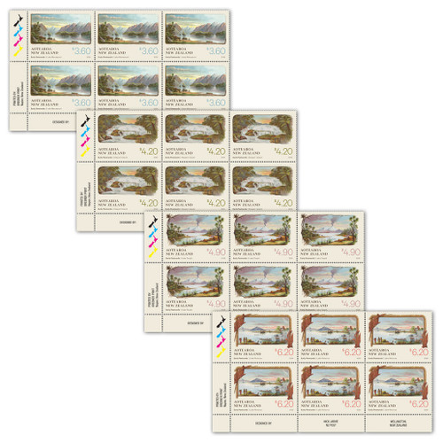 Early Postcards Set of Plate Blocks | NZ Post Collectables
