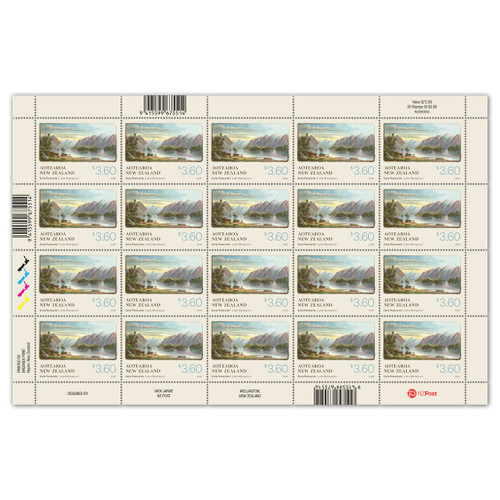 Early Postcards $3.60 Stamp Sheet | NZ Post Collectables