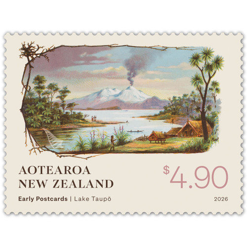 Early Postcards $4.90 Stamp | NZ Post Collectables