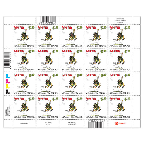 2026 Footrot Flats $6.20 Stamp Sheet | NZ Post Collectables