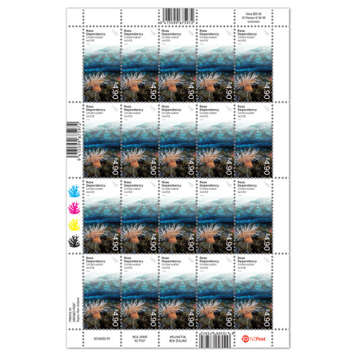 2026 Ross Dependency Underwater World $4.90 Stamp Sheet | NZ Post Collectables