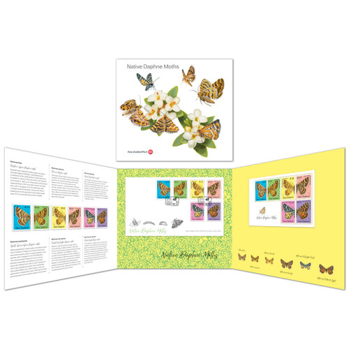 2020 Native Daphne Moths Presentation Pack | NZ Post Collectables