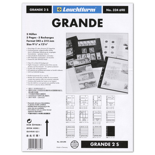 GRANDE S 2 Welded Pockets Information Sheet | NZ Post Collectables