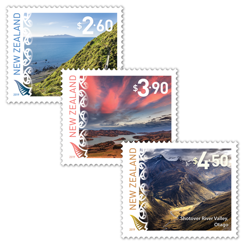 2019 Scenic Definitives Set of Cancelled Stamps