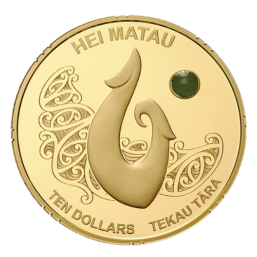 2012 Maori Art - Hei Matau Gold Proof Coin