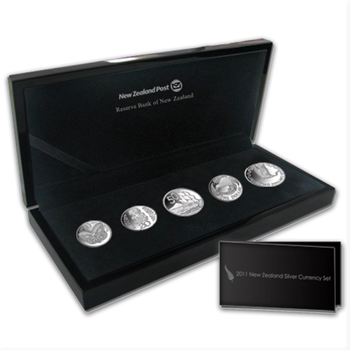 2011 New Zealand Silver Currency Set