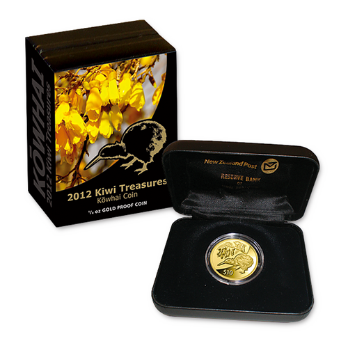 2012 Kiwi Treasures Gold Proof Coin