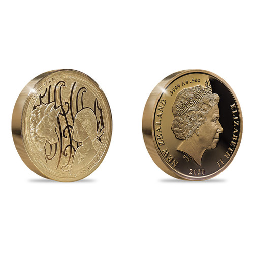 2020 Maui and the First Dog - Maui raua ko Irawaru Gold Coin Set Maui | NZ Post Collectables