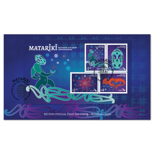 Matariki 2022 Miniature Sheet First Day Cover | NZ Post Collectables