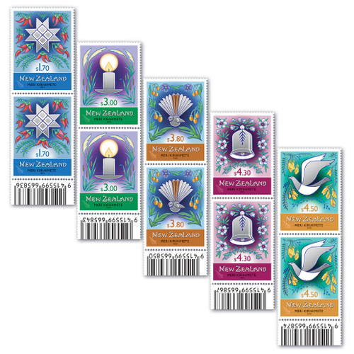 Christmas 2022 Set of Barcode A Blocks | NZ Post Collectables