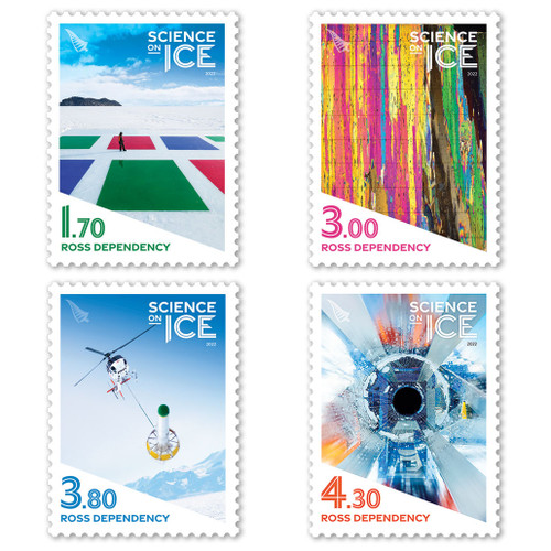 2022 Ross Dependency - Science on Ice Set of Mint Stamps | NZ Post Collectables