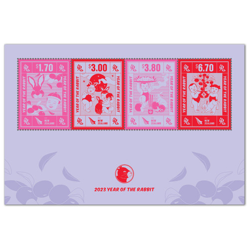 2023 Year of the Rabbit Mint Miniature Sheet | NZ Post Collectables