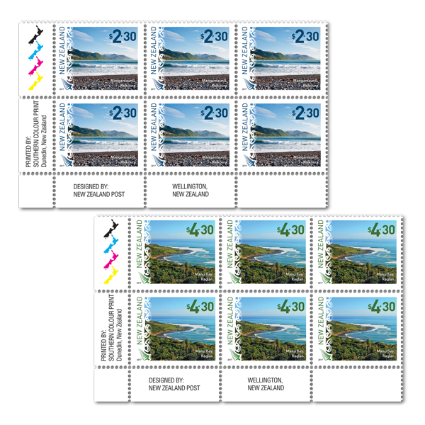 2017 Scenic Definitive Set of Plate Blocks New Zealand Post Collectables