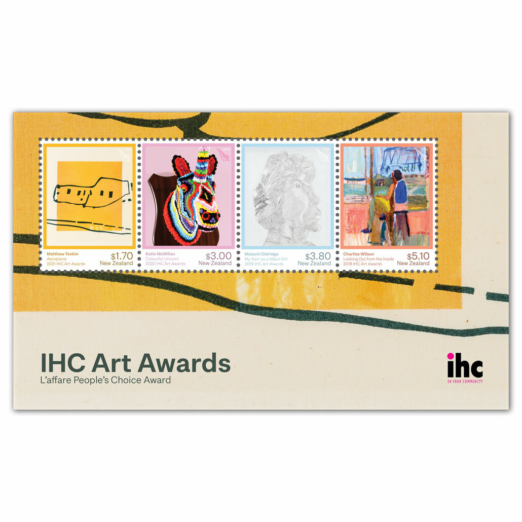 2022 IHC Art Awards Miniature Sheet | NZ Post Collectables