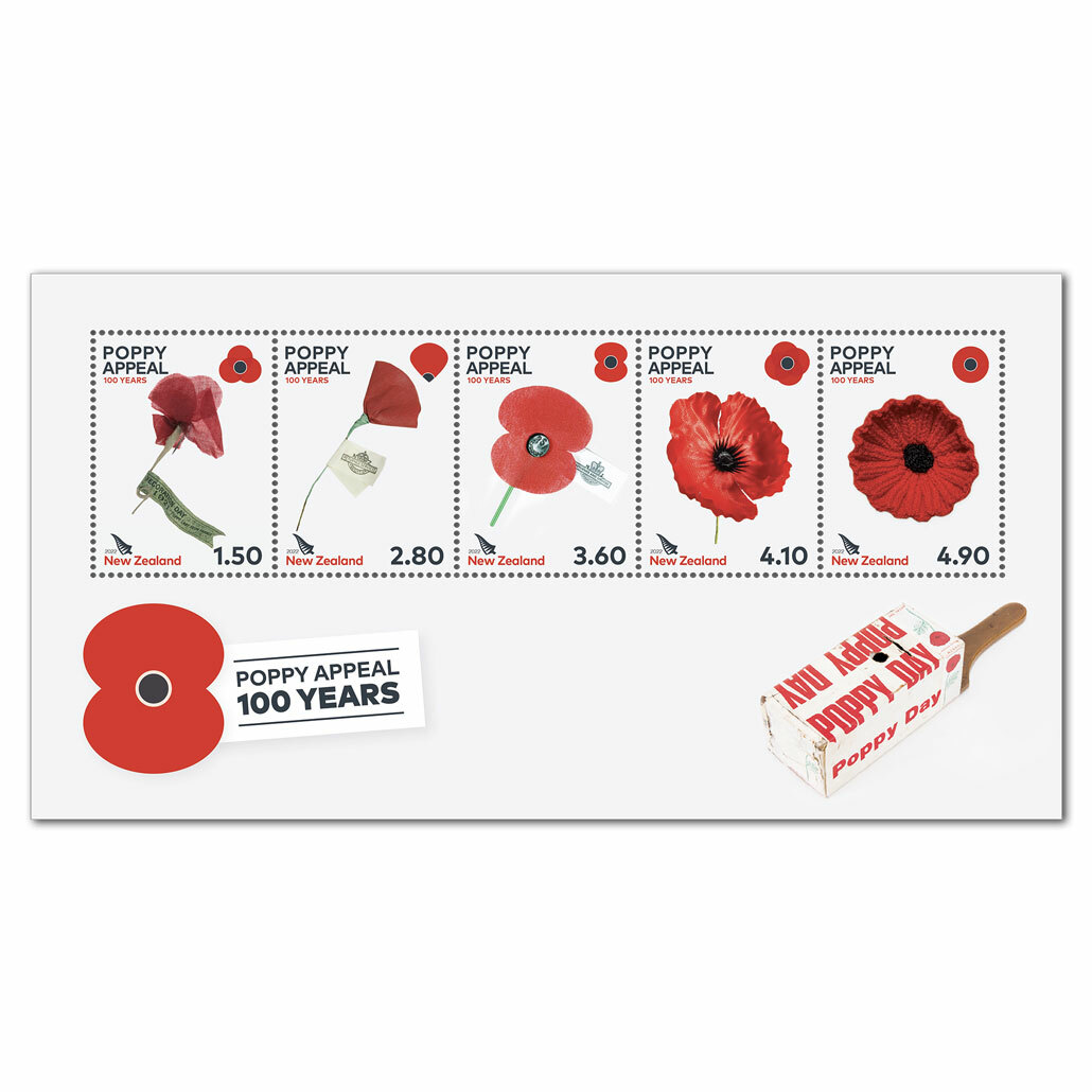 2022 Poppy Appeal 100 Years Mint Miniature Sheet | NZ Post Collectables