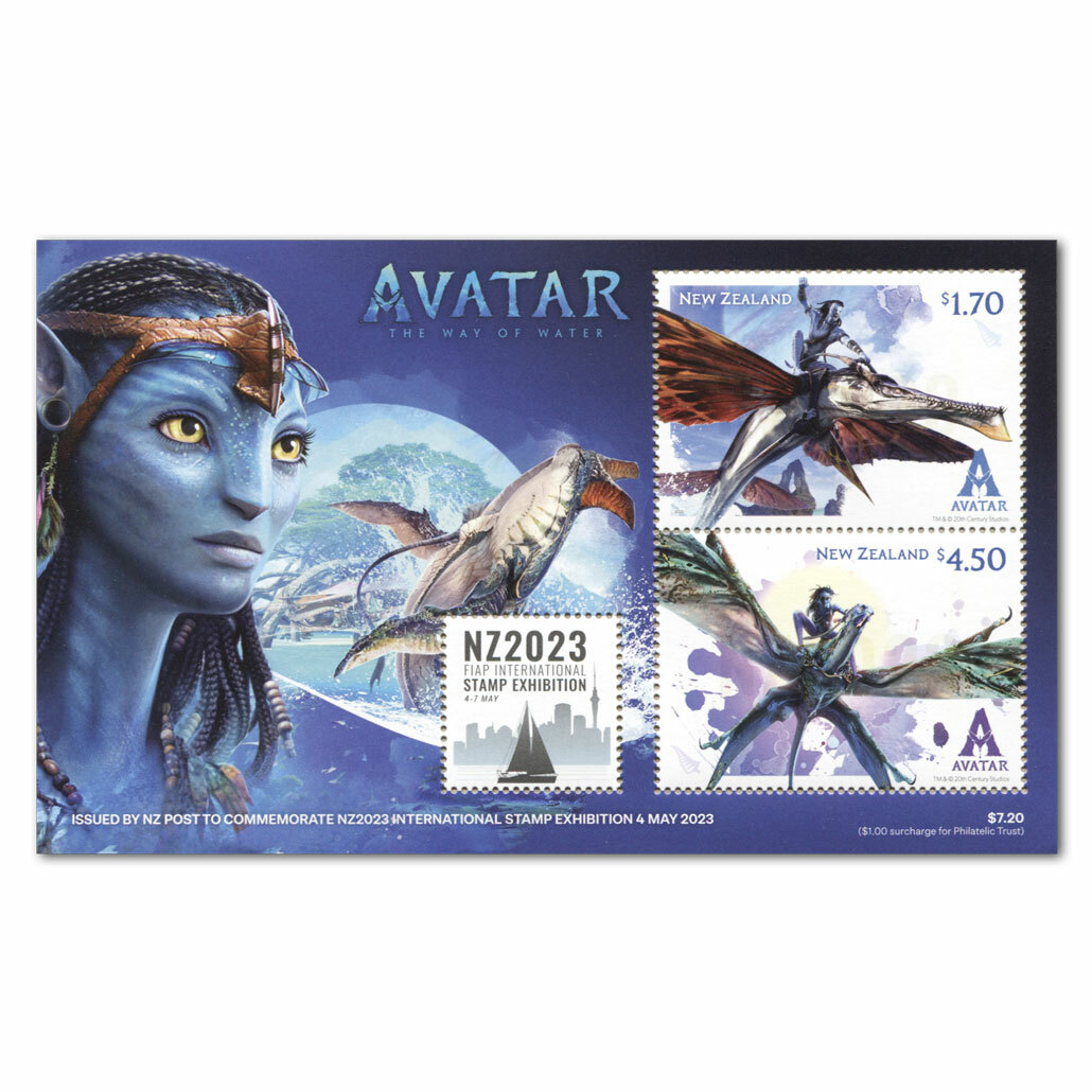 NZ2023 International Stamp Exhibition Limited Edition Miniature Sheet - Avatar | NZ Post Collectables