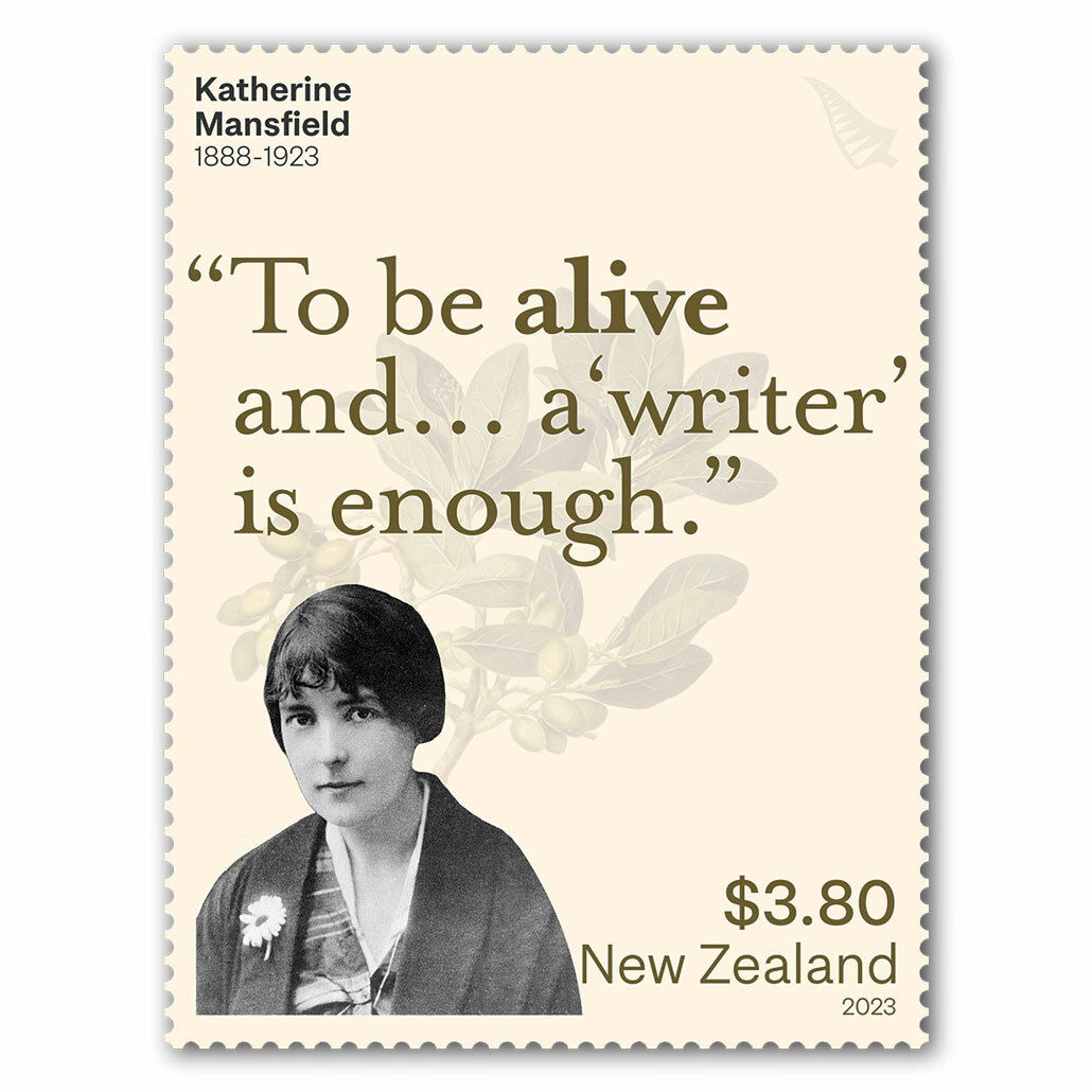 Katherine Mansfield 1888-1923 $3.80 single stamp | NZ Post Collectables