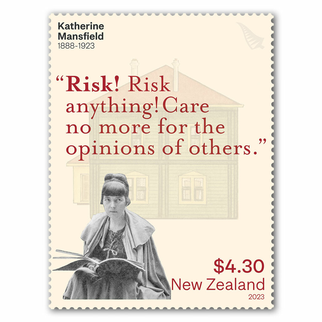 Katherine Mansfield 1888-1923 $4.30 single stamp | NZ Post Collectables