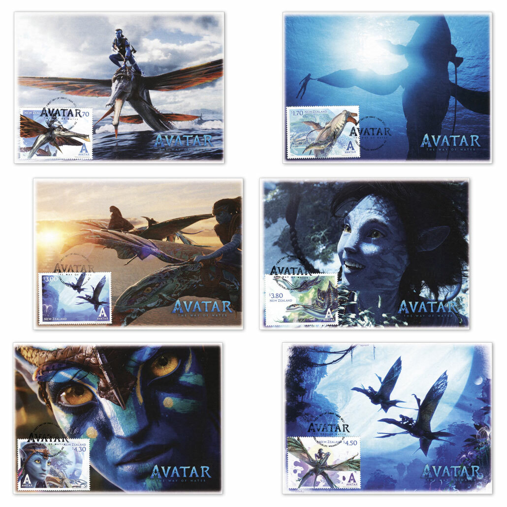 Avatar: The Way of Water set of maximum cards | NZ Post Collectables