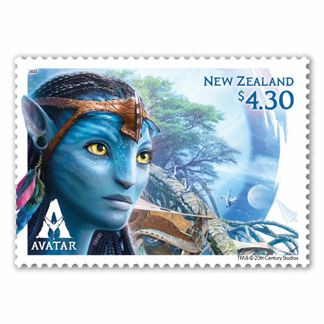 Single $4.30 'Neytiri' gummed stamp | NZ Post Collectables