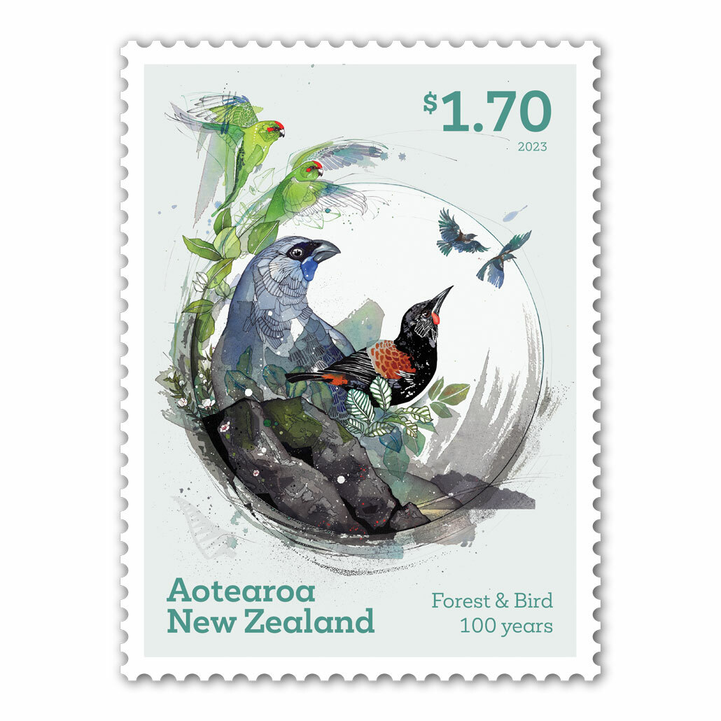 2023 Forest & Bird 100 Years $1.70 Stamp | NZ Post Collectables