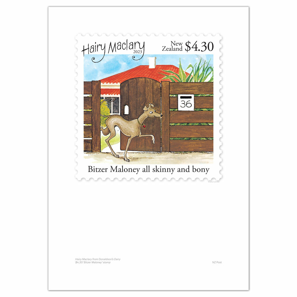 Hairy Maclary art print 5 | NZ Post Collectables