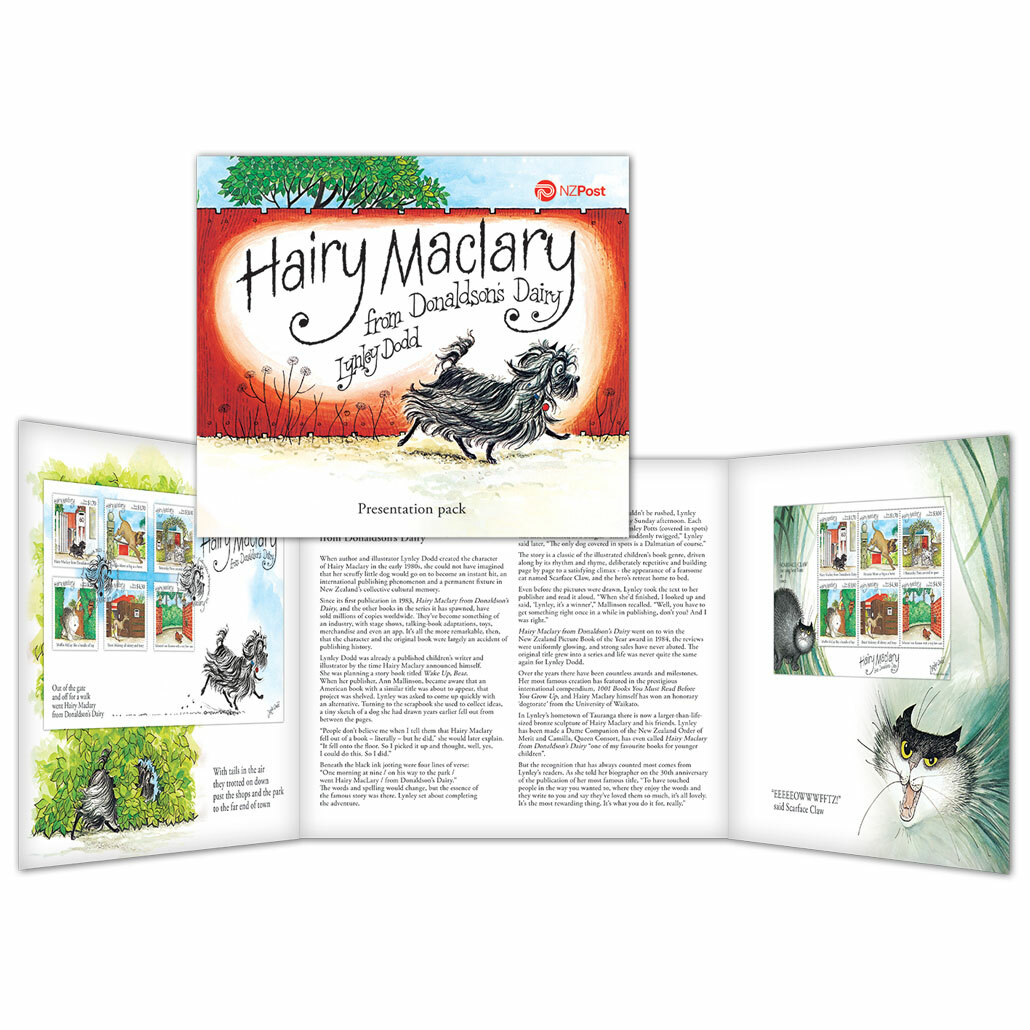 Hairy Maclary presentation pack | NZ Post Collectables