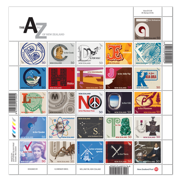 The A To Z Of New Zealand New Zealand Post Collectables