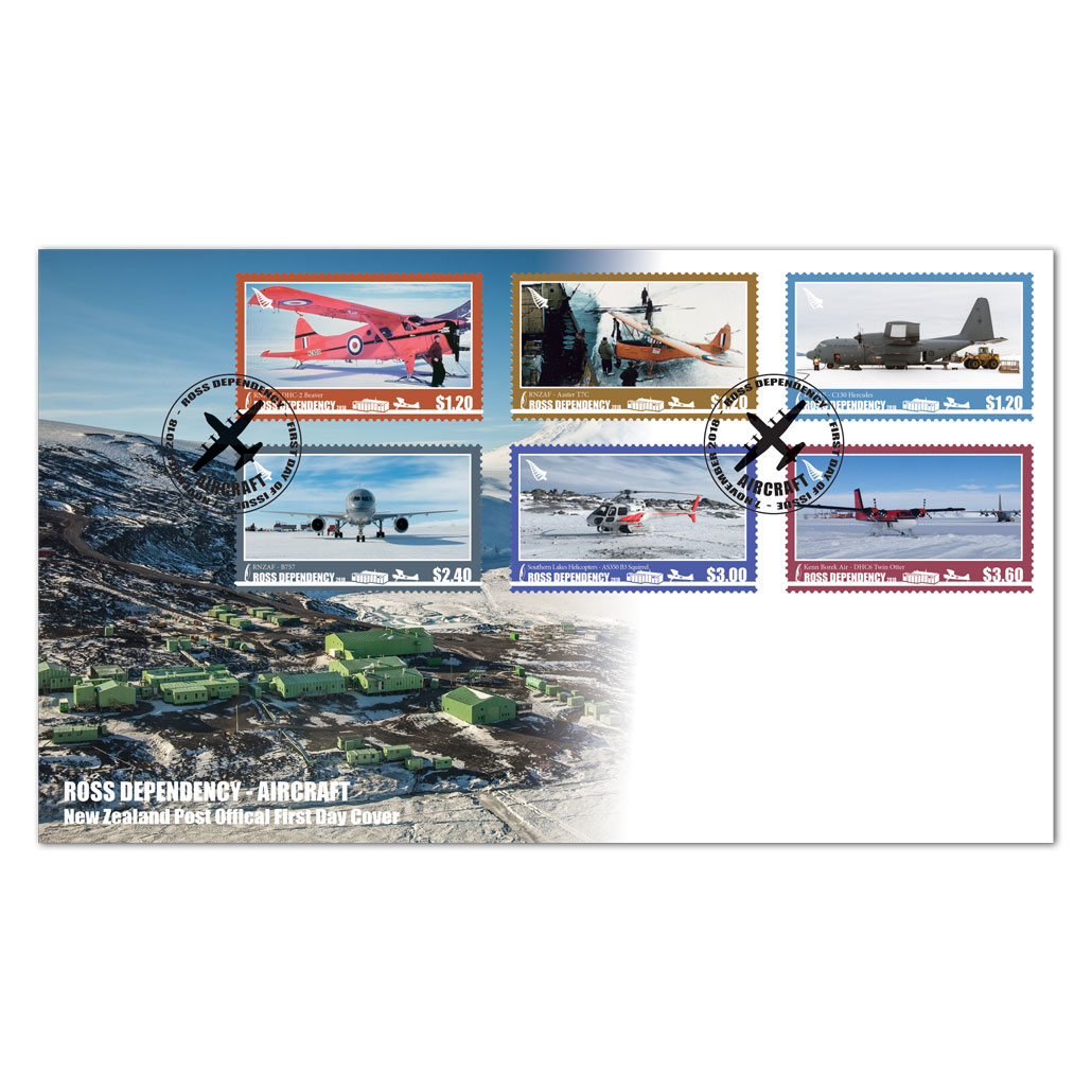 2018 Ross Dependency Aircraft First Day Cover | NZ Post Collectables