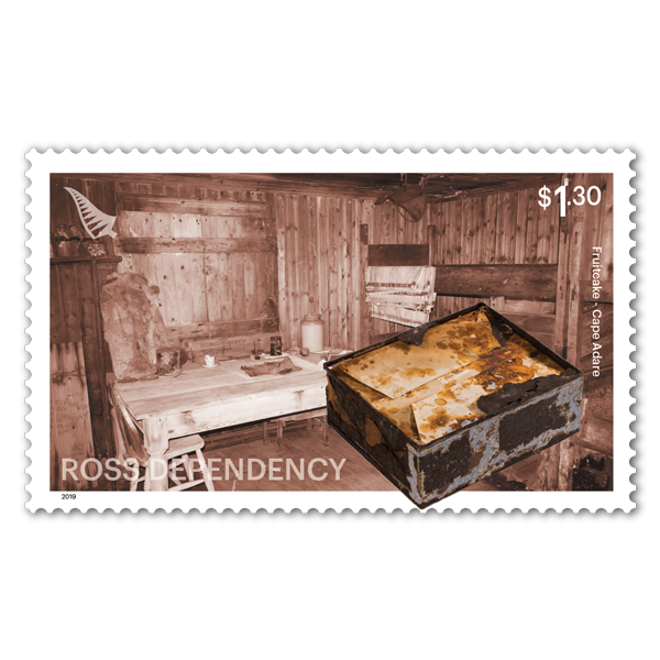 2019 Ross Dependency: Cape Adare single $1.30 Fruitcake gummed stamp | NZ Post Collectables