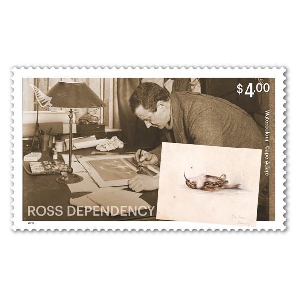 2019 Ross Dependency: Cape Adare single $4.00 gummed stamp | NZ Post Collectables