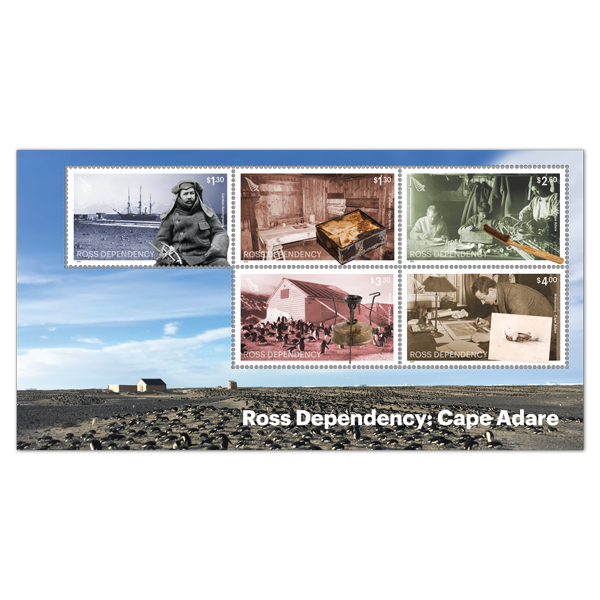 2019 Ross Dependency: Cape Adare gummed miniature sheet | NZ Post Collectables