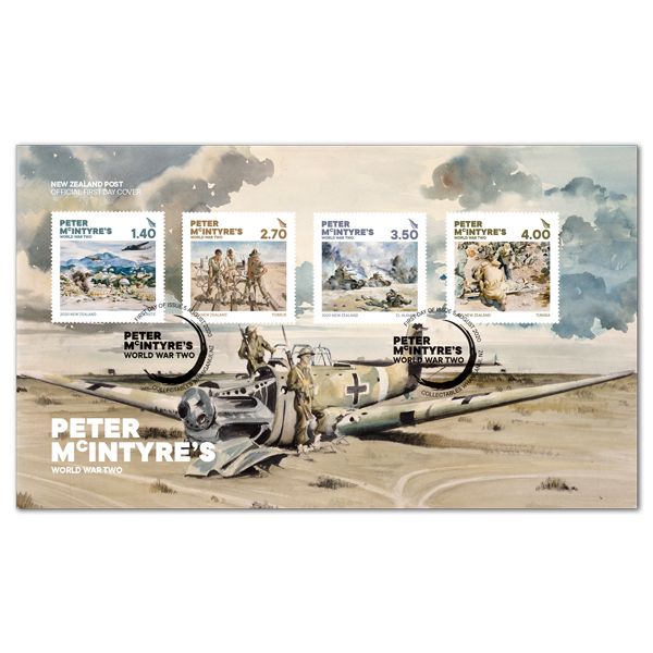 Peter McIntyre's World War Two first day cover | NZ Post Collectables