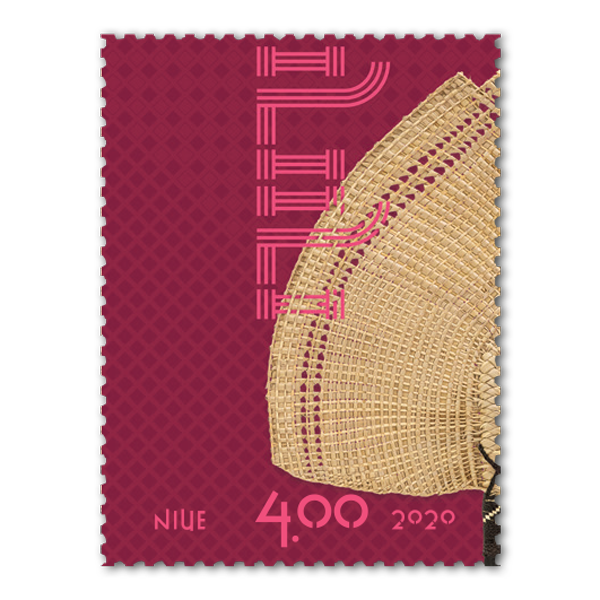 Niue Weaving 2020 single $4.00 gummed stamp | NZ Post Collectables