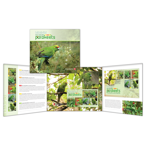 Kakariki - New Zealand Parakeets presentation pack | NZ Post Collectables