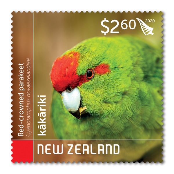 Kakariki - New Zealand Parakeets single $2.60 gummed stamp | NZ Post Collectables