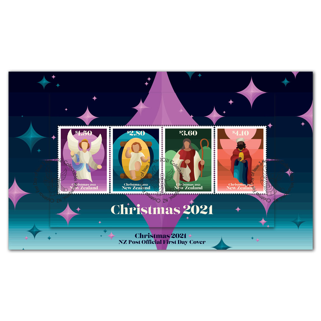 Christmas 2021 Miniature Sheet First Day Cover | NZ Post Collectables