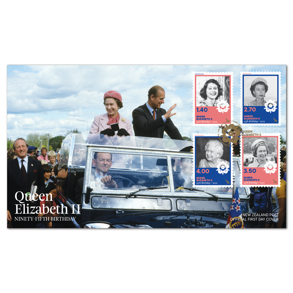 Queen Elizabeth II Ninety-Fifth Birthday first day cover | NZ Post Collectables