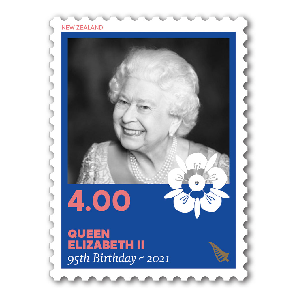 Queen Elizabeth II Ninety-Fifth Birthday $4.00 single stamp | NZ Post Collectables