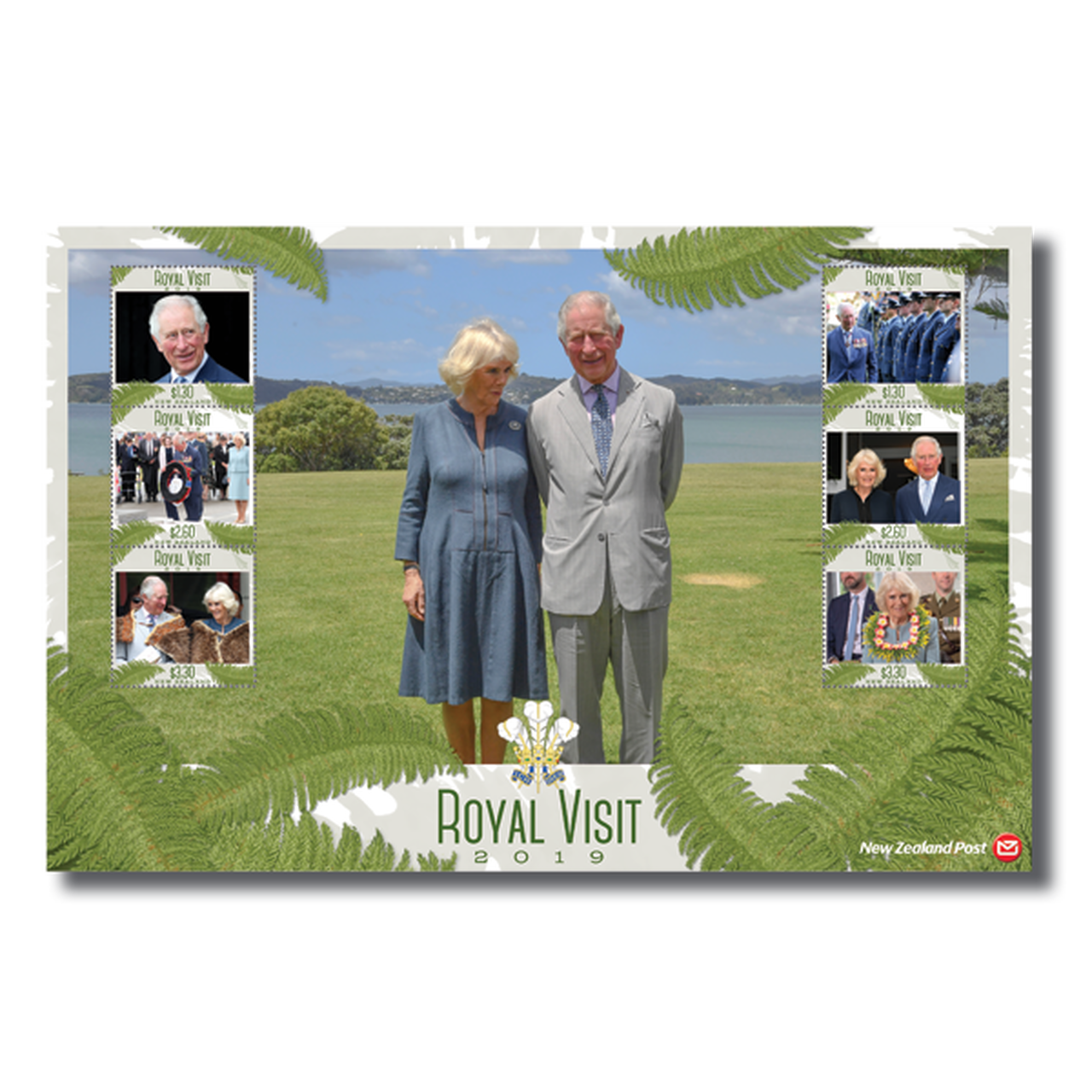 Royal Visit 2019 set of mint stamps